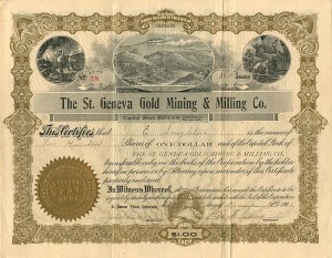 St. Geneva Gold Mining and Milling Co.